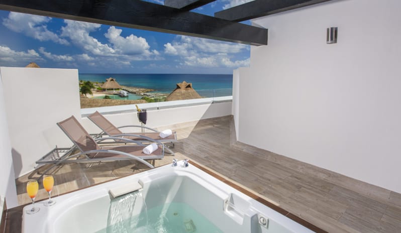 HEAVEN AT RIVIERA MAYA DELUXE SKY TERRACE BALCONY
